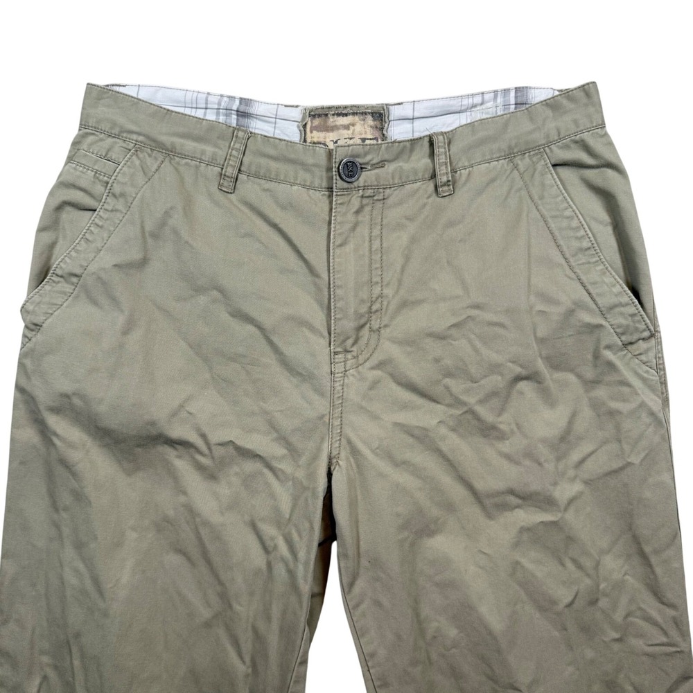 Buckle BKE Brooks Uniform Khaki Chino Pants Straight Leg Cotton Mens Size 36R‎
